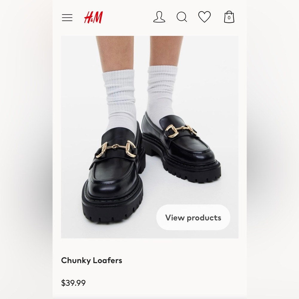 H&M Chunky Loafers
